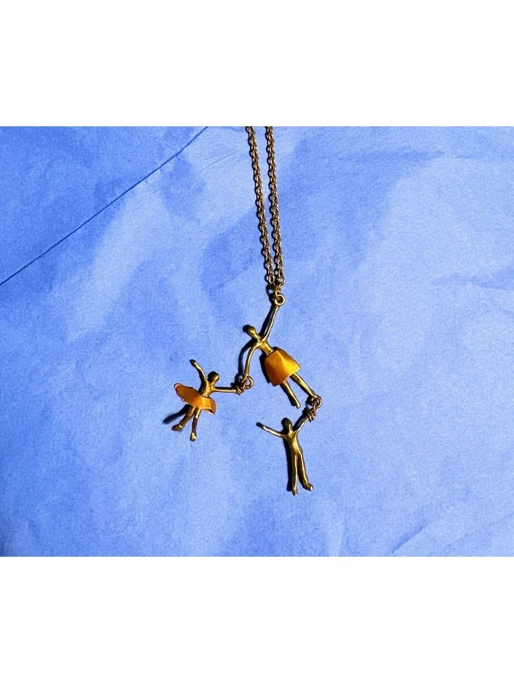 Hand Made Mother and Child Necklace - Gift for Mom
